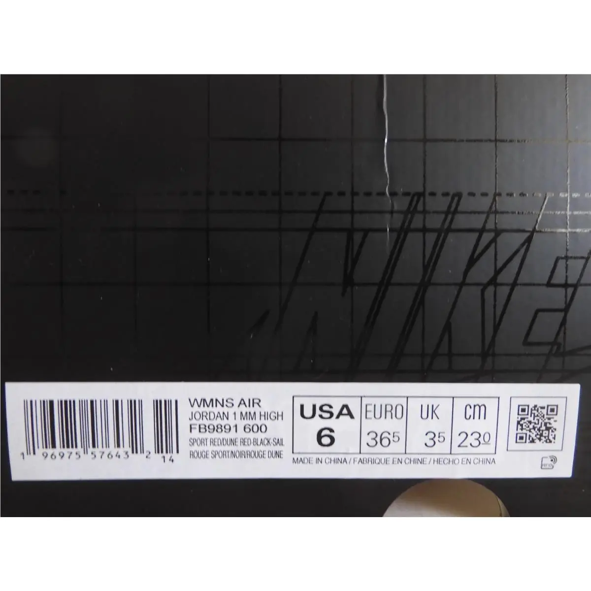 Nike shoes - Air Jordan 1 - Air - FB9891-600 - Red 14
