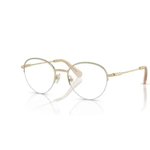 Swarovski SK1004 4013 Pale Gold Demo Lens 51-19-135 Women Eyeglasses