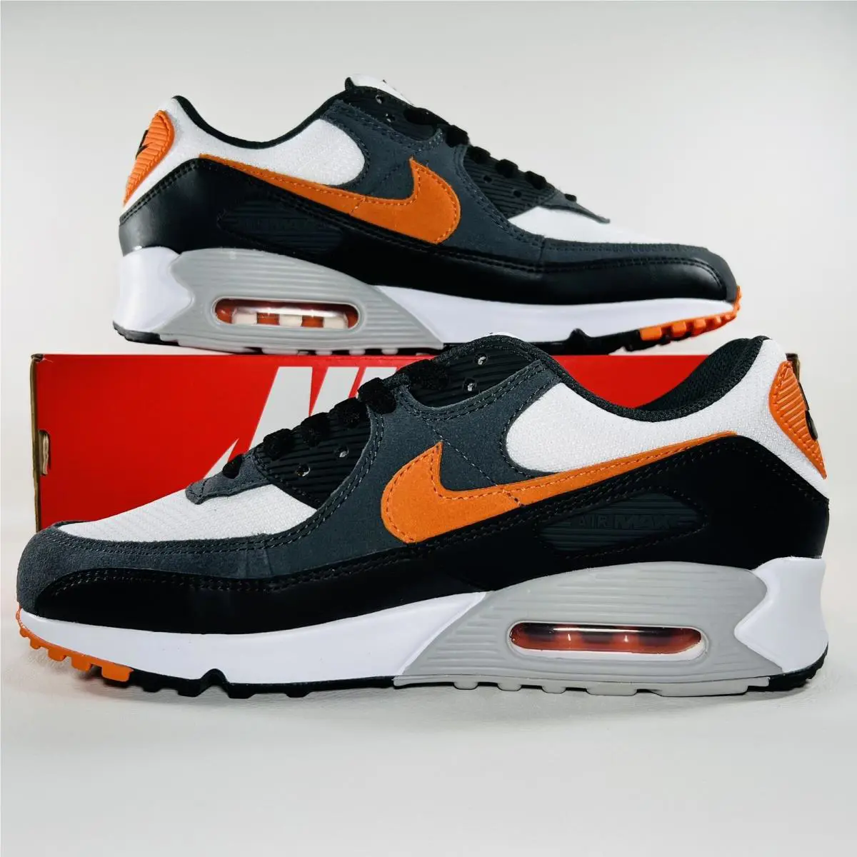 Nike shoes - Nike Air Max 90 - Air Max - DM0029 101 - White / Starfish / Black 12