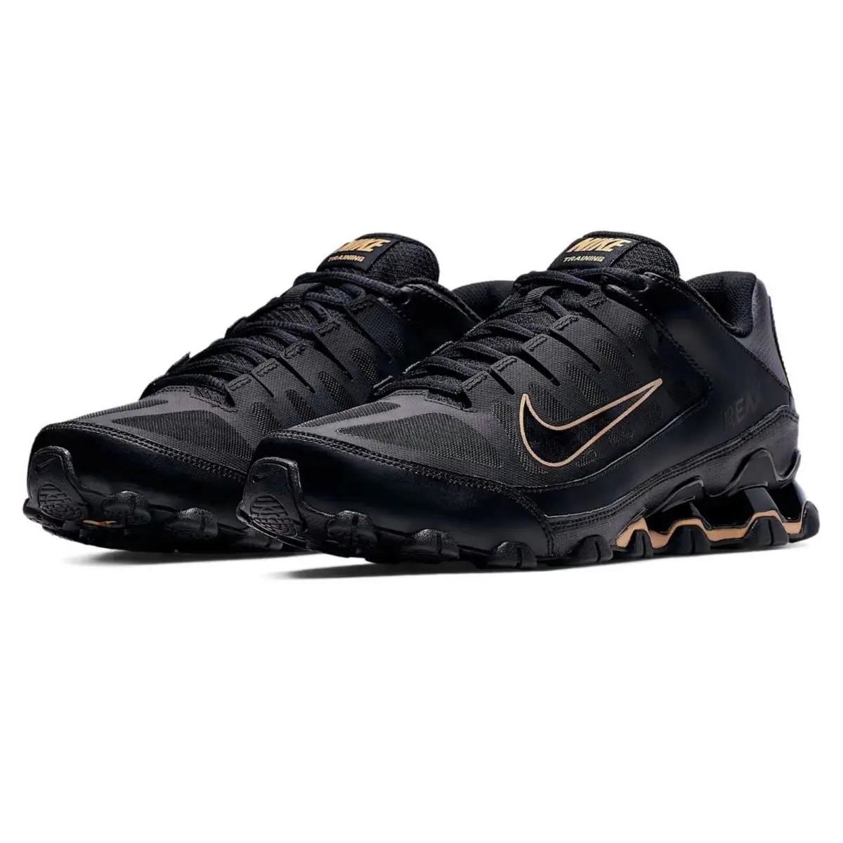 Nike shoes - Nike Reax 8 - Reax - Black, Maufacturer: Black/Black/Metallic Gold 15