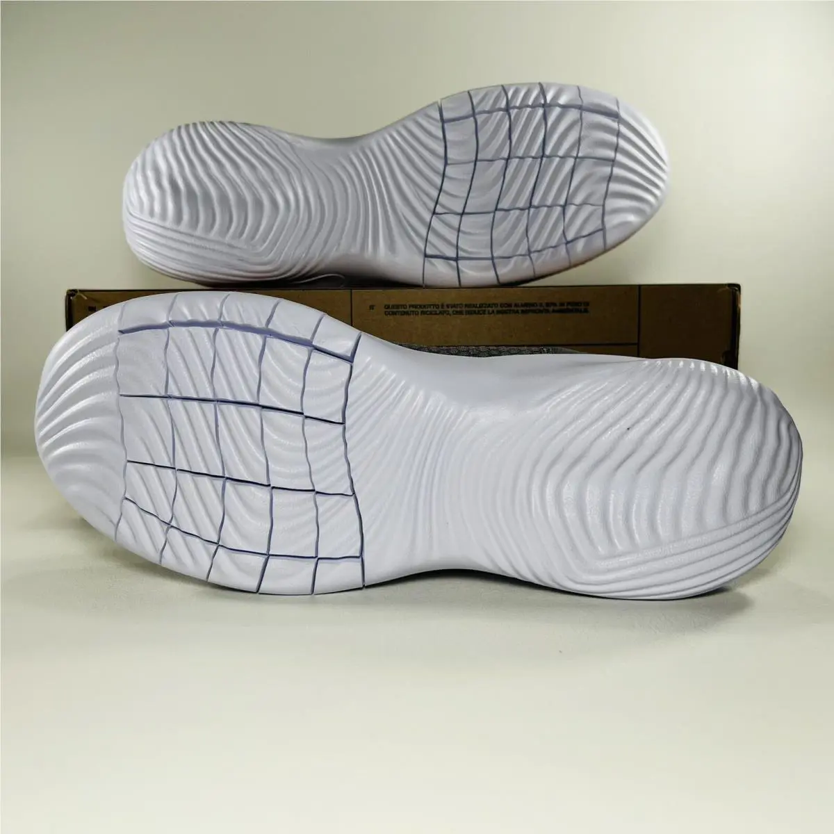 Nike shoes - Nike Flex Experience - Flex Experience - DD9284 009 - Flat Pewter / Gold Suede / White / Metallic Pewter 12