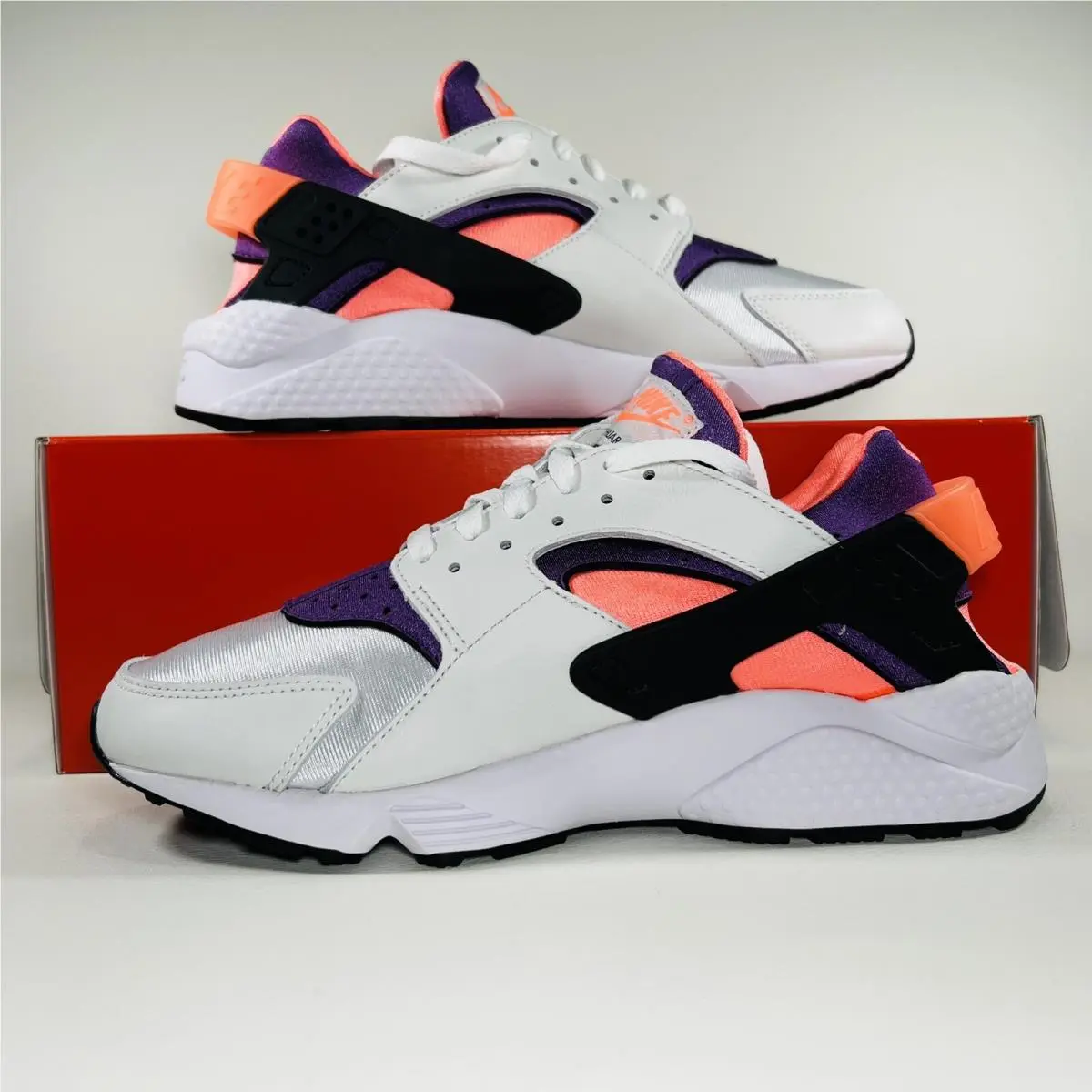 Nike shoes - Nike Air Huarache - Air Huarache - DD1068-101 - White / Purple - Bright Mango 12