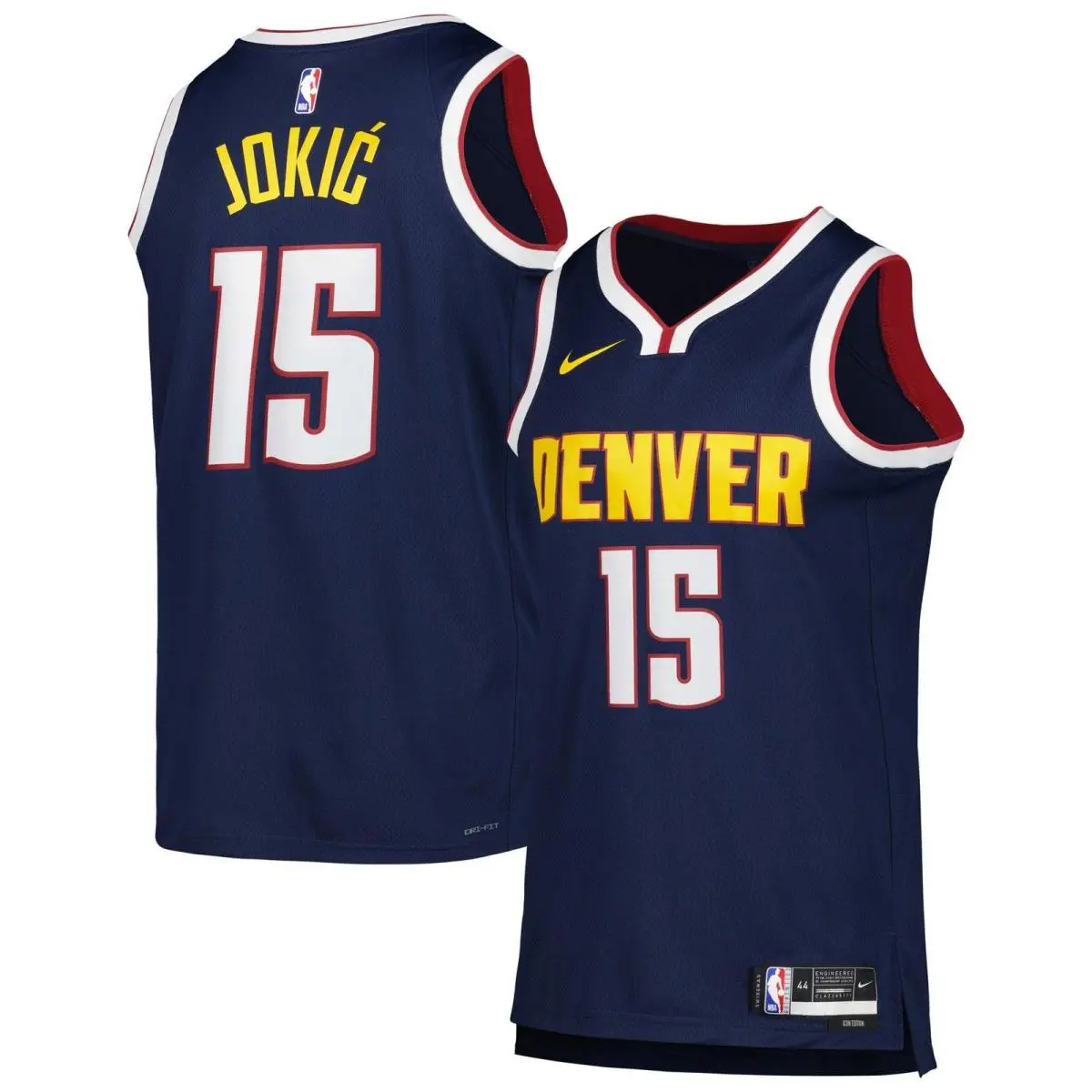 DN2003-419 Mens Nike Nba Nuggets Jokic Dri-fit Nba Swingman Jersey