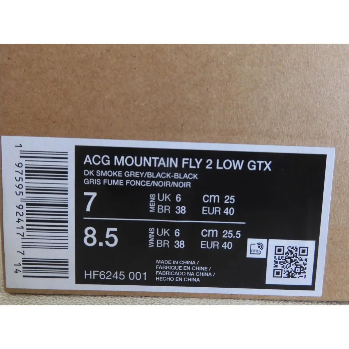 Nike shoes - Nike ACG Mountain Fly 2 - HF6245-001 - Black 6
