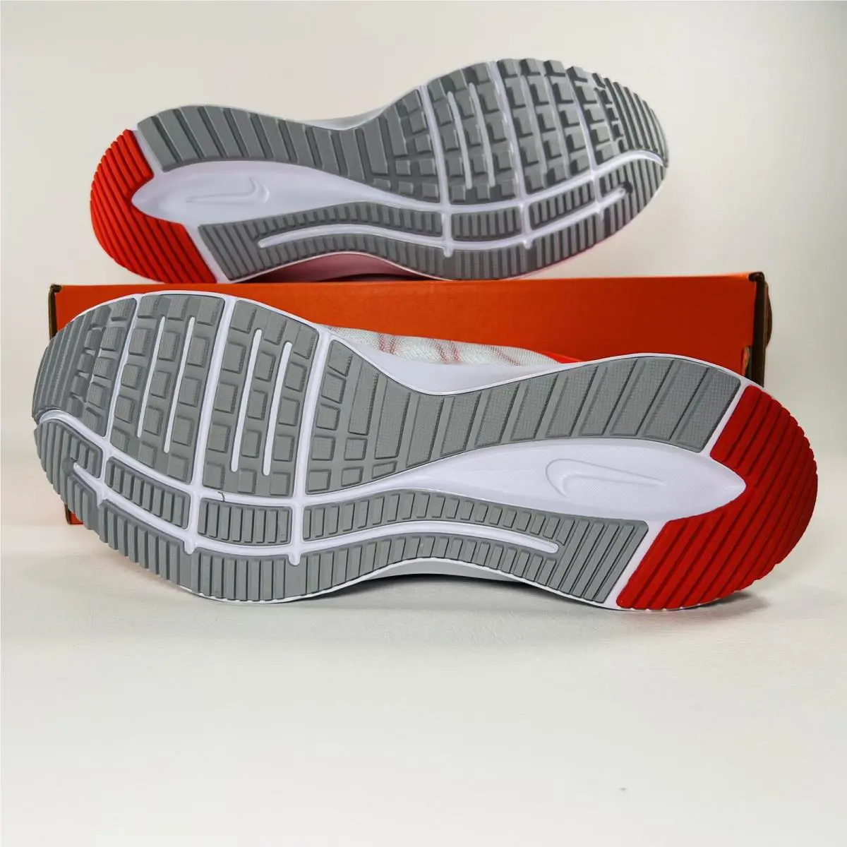 Nike shoes - Nike Quest 4 - Quest - DA1105 100 - White / Wolf Grey- Chile Red 1