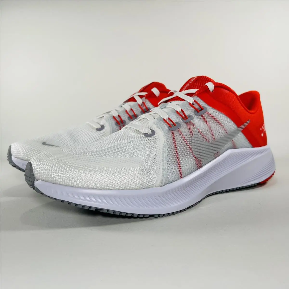 Nike shoes - Nike Quest 4 - Quest - DA1105 100 - White / Wolf Grey- Chile Red 17