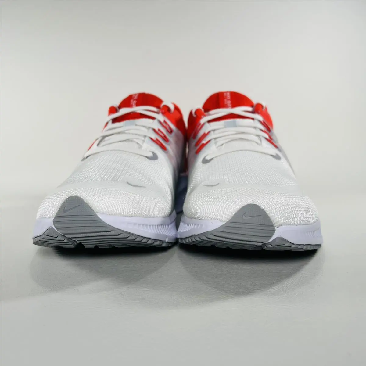 Nike shoes - Nike Quest 4 - Quest - DA1105 100 - White / Wolf Grey- Chile Red 19