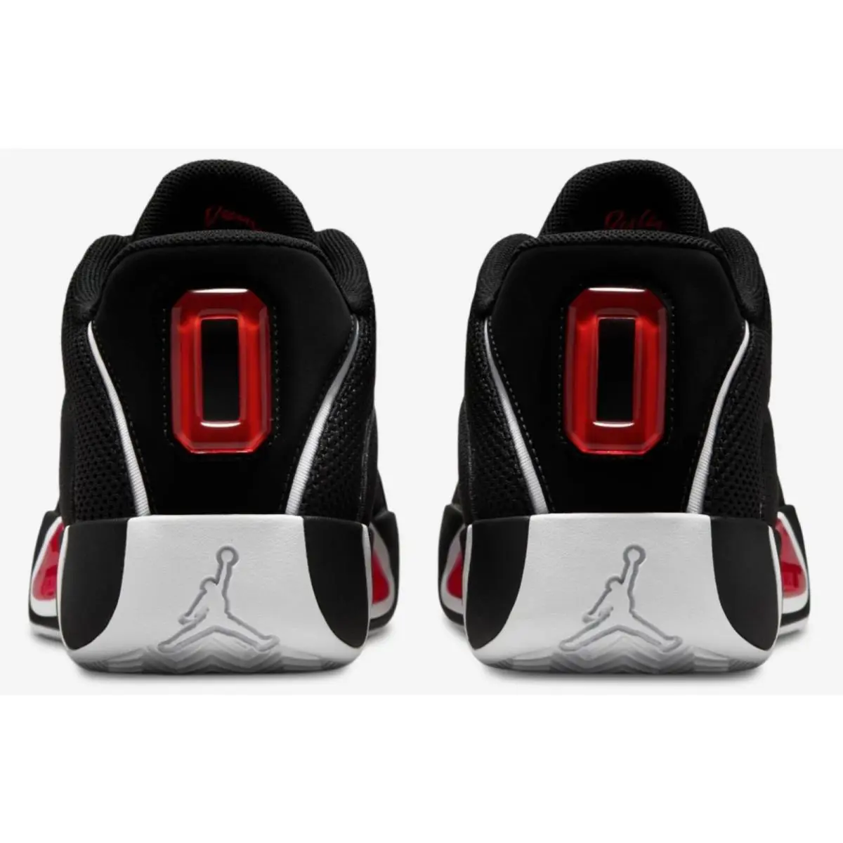 Nike shoes - Jordan Tatum 4 - Tatum - HQ4614-001 - Black/University Red/White 5