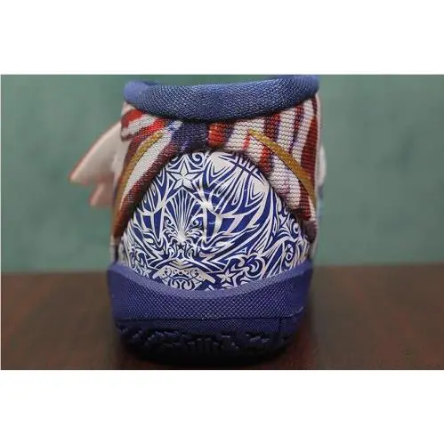 Nike shoes - Blue Void, White, Metallic Gold 5