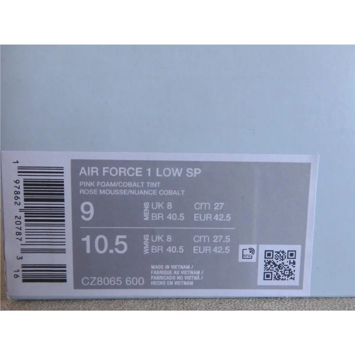 Nike shoes - Nike Air Force 1 - Air Force - CZ8065-600 - Pink 7