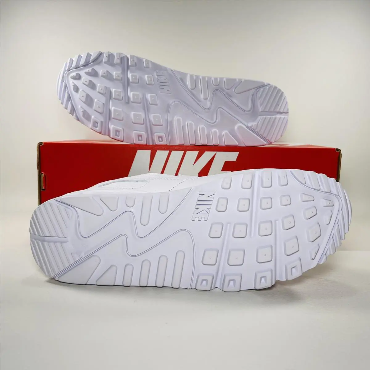 Nike shoes - Nike Air Max 90 - Air Max - CN8490 100 - White / White / Wolf Grey / White 1