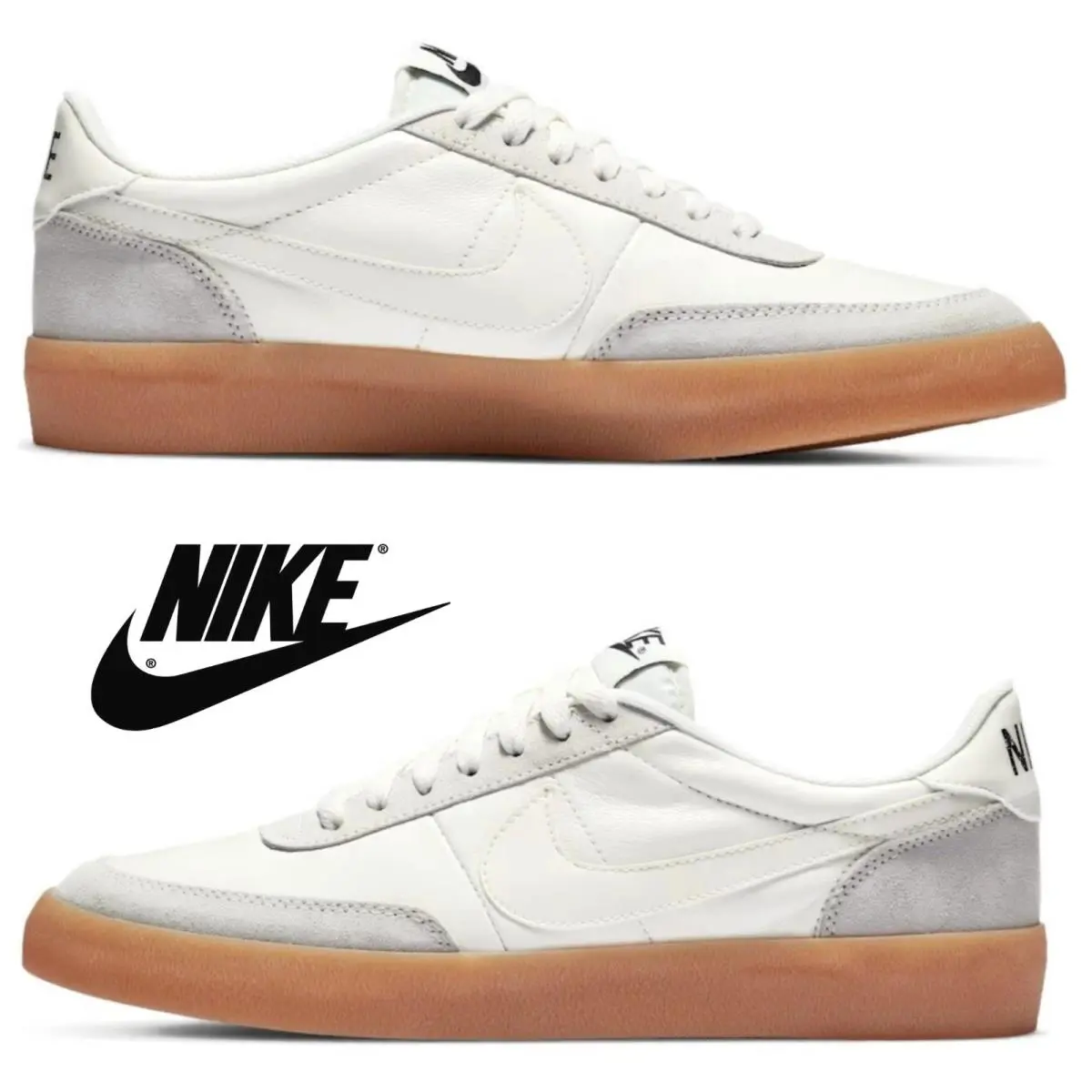 Nike shoes - Nike Killshot 2 - Killshot - Gray, Manufacturer: Sail/Gum Yellow/Black/Sail 26