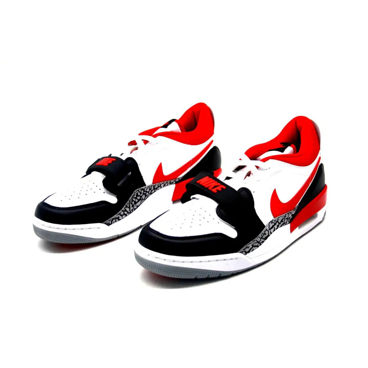 Nike Air Jordan Legacy 312 Low White/fire Red/black-wolf Grey CD7069-160 Men 12 - White/Fire Red/Black-Wolf Grey