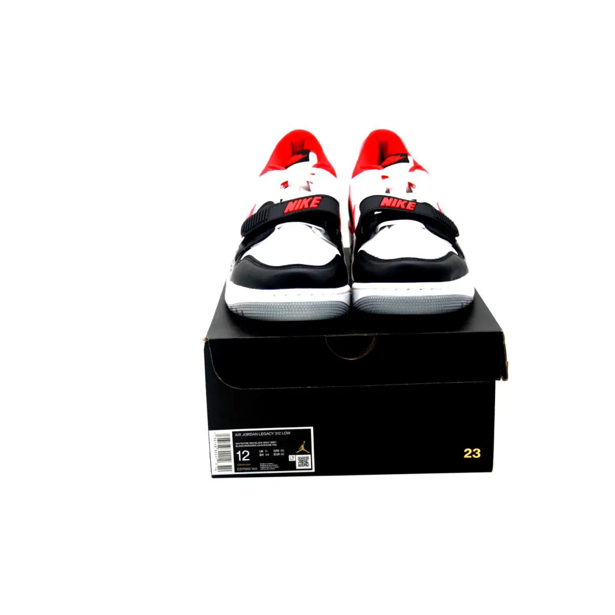 Nike shoes - Jordan Legacy 312 - Legacy - CD7069-160 - White/Fire Red/Black-Wolf Grey 7
