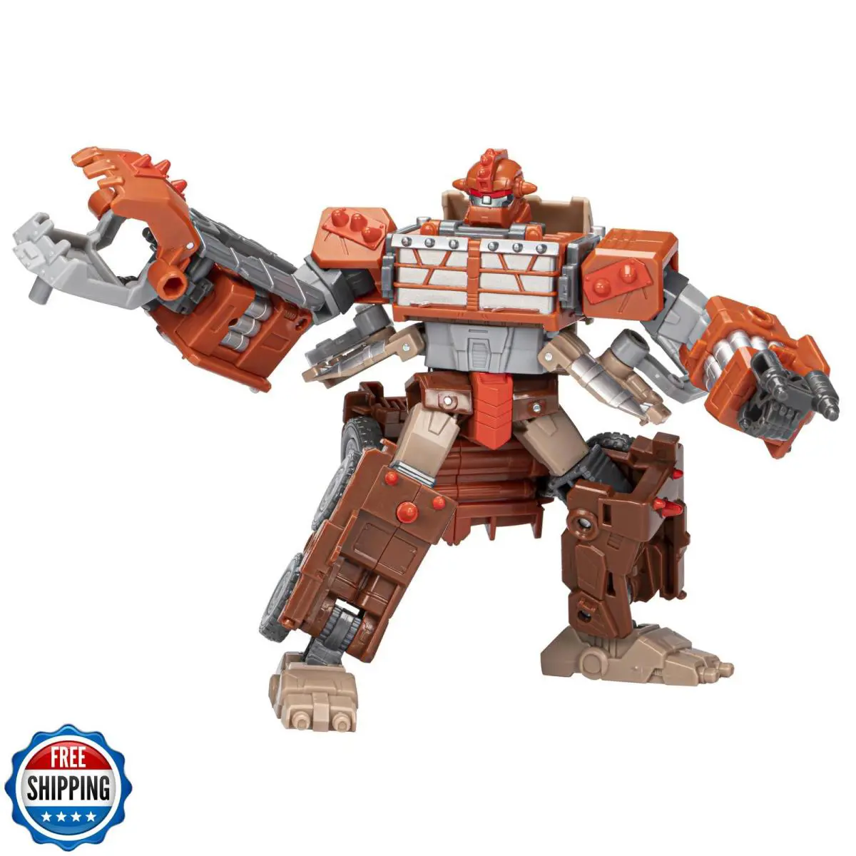 Transformers Toys Legacy Evolution Voyager Class Trashmaster Toy 7-inch Act - Multi-color