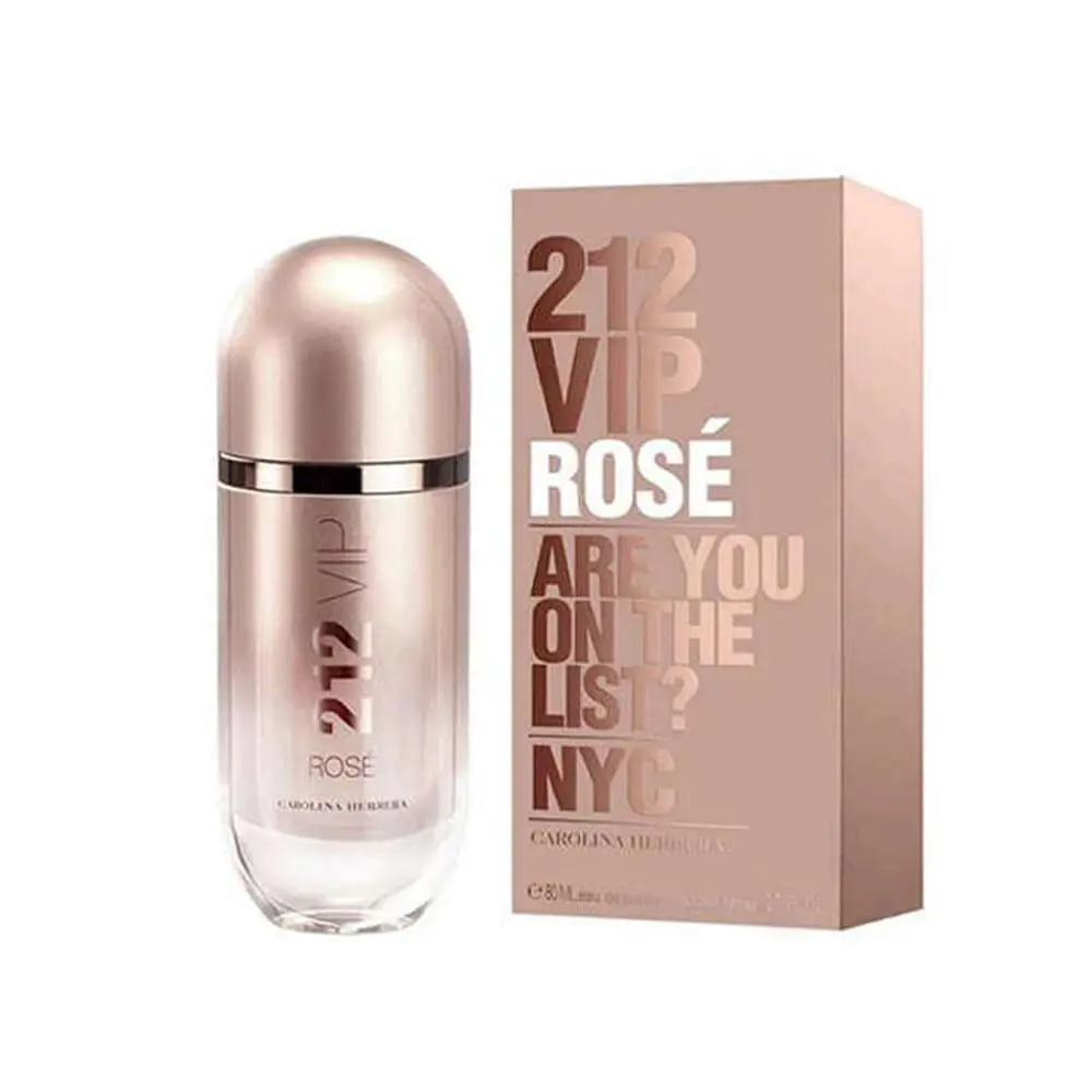 Carolina Herrera 212 Vip Rose Fragrance For Women 2.7 Oz Edp Spray