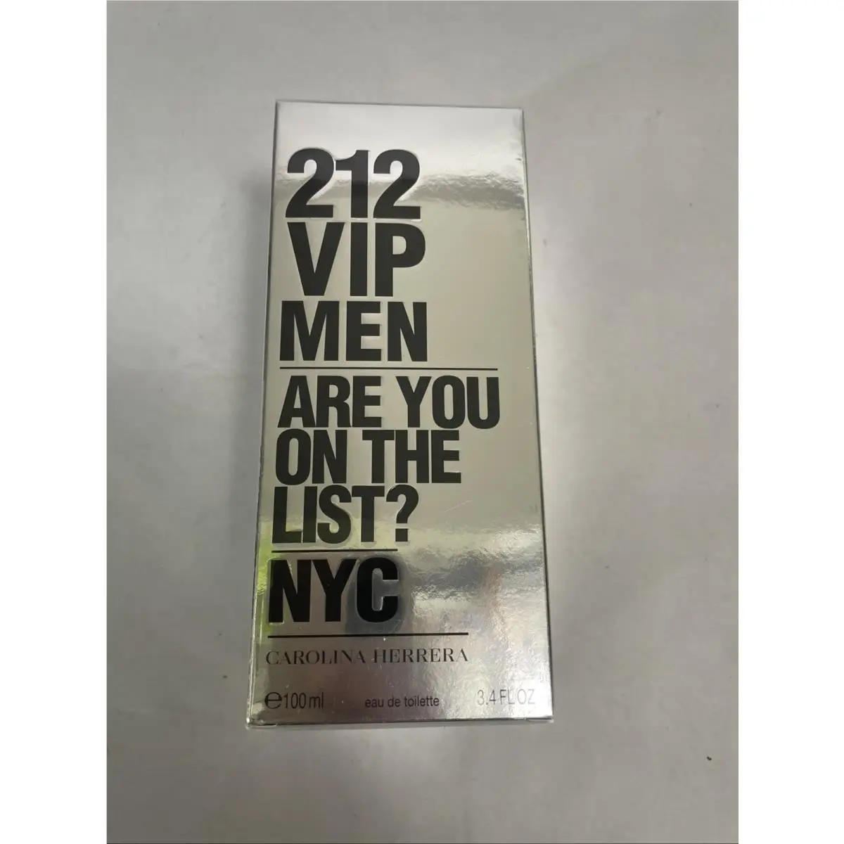 Carolina Herrera 212 Vip Men 3.4oz 100ml Edt