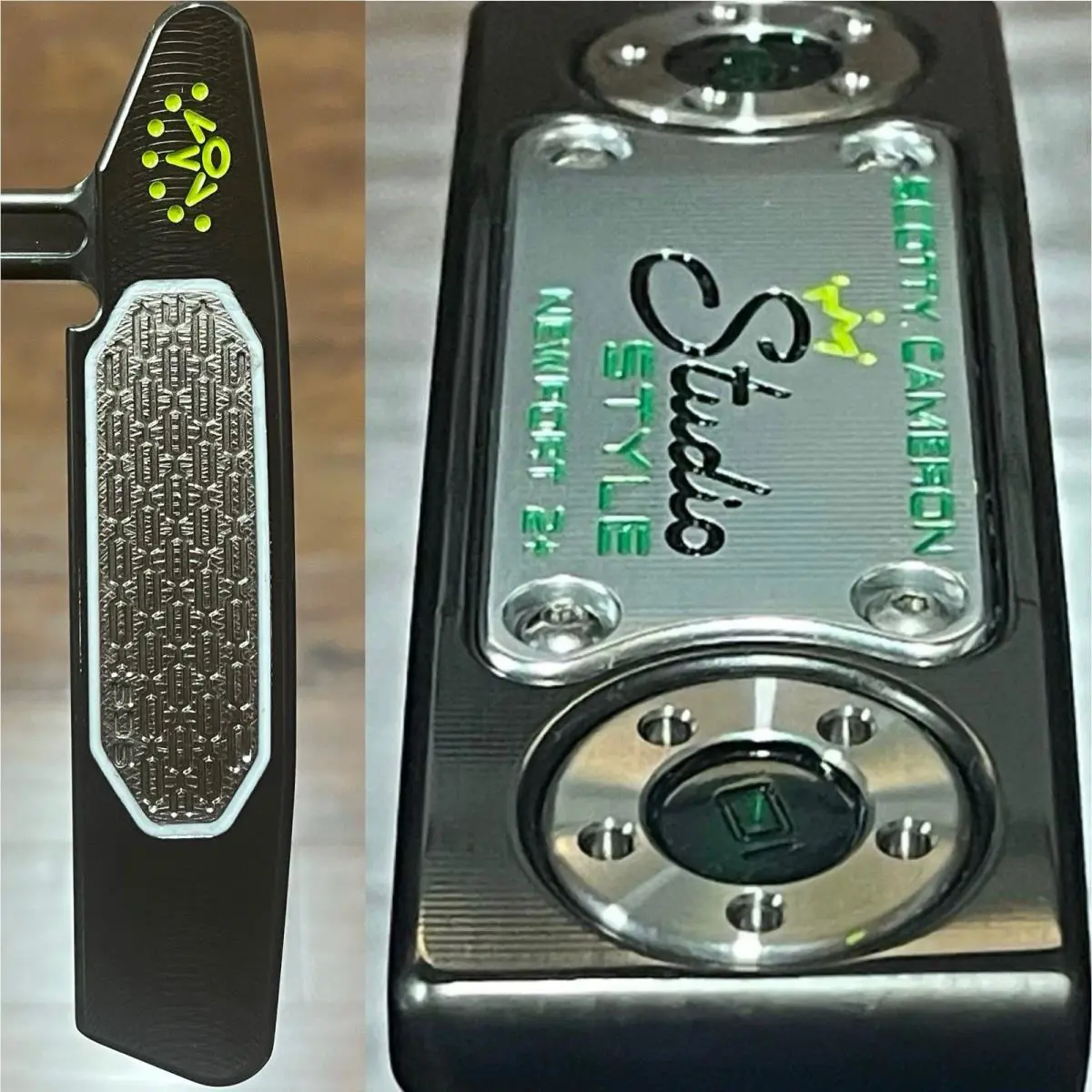 Scott  - Studio Style Newport 2 Plus - SCS - Xtreme Dark Finish - DLC - Green, Lie Angle: Black 0