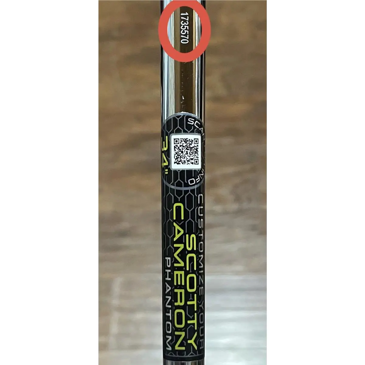 Scotty Cameron  - Phantom 7 - Xtreme Dark Finish - DLC - Black, Lie Angle: Black 6