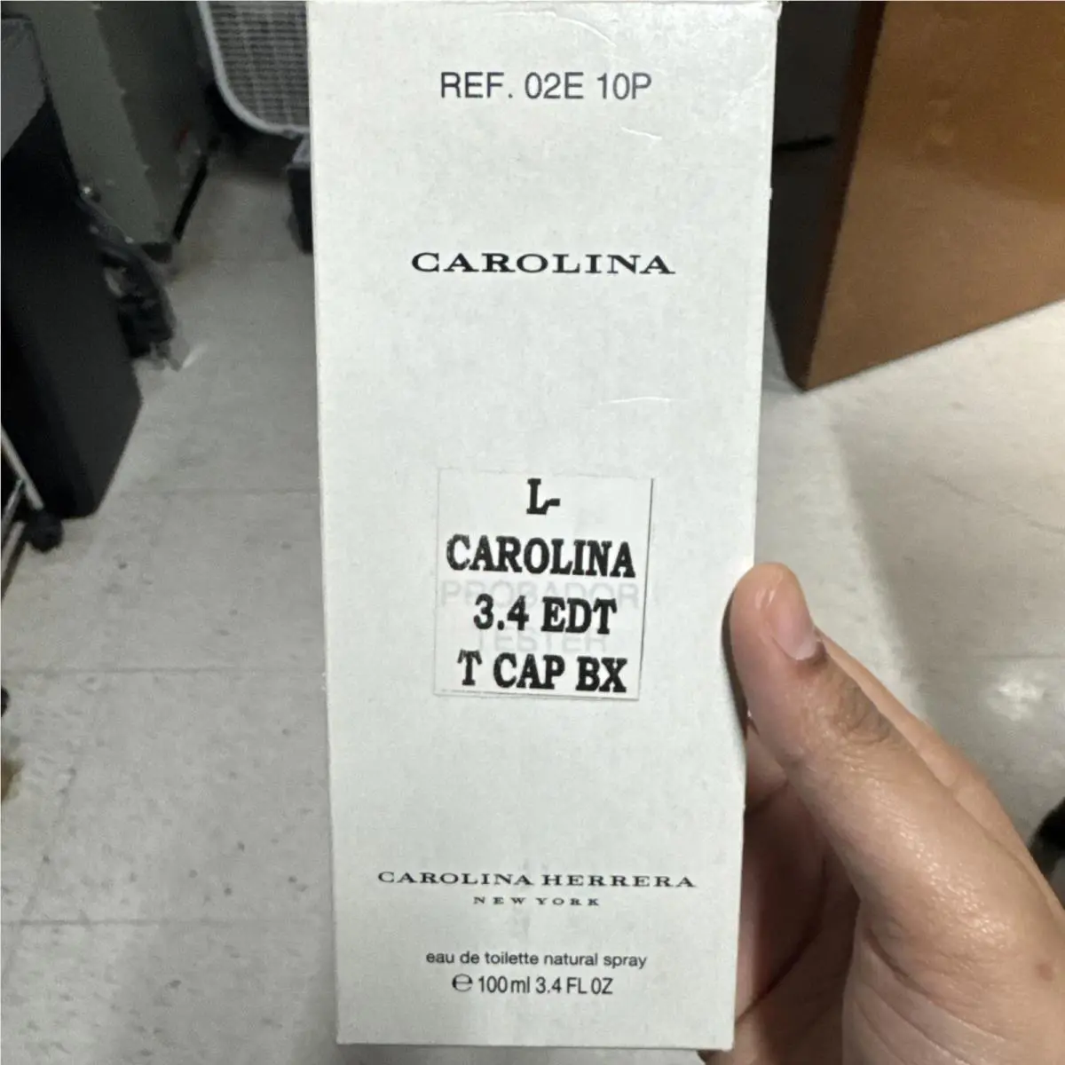 Carolina by Carolina Herrera 3.4 oz 100 ml Eau De Toilette Spray Tester Women