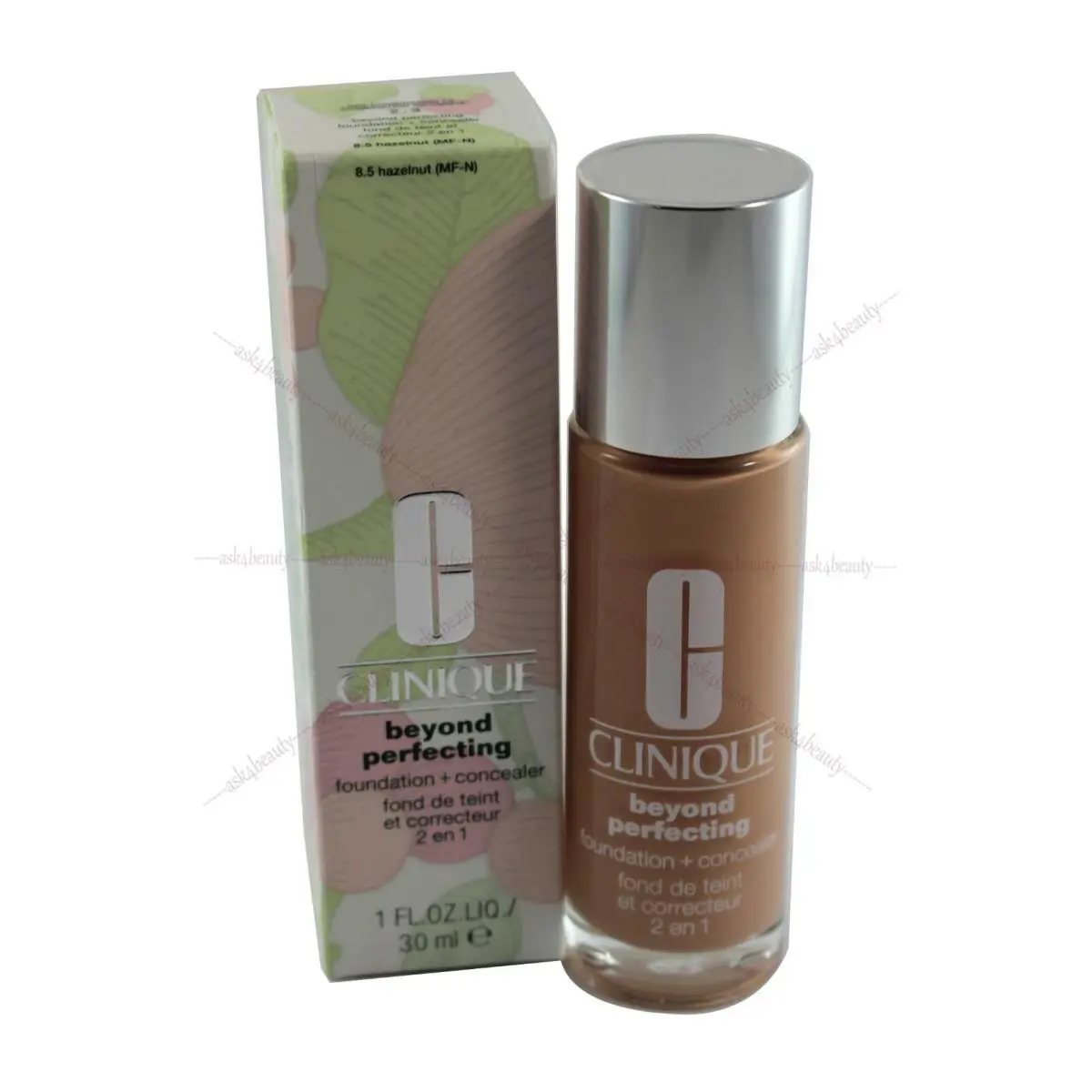 Beyond Perfecting Foundation + Concealer Choose Shade 8.5 Hazelnut by Clinique