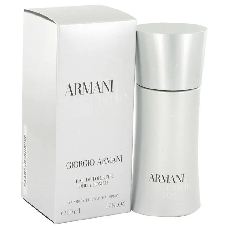 Armani Code Ice Edt Spray For Men 1.7 oz 50 ml