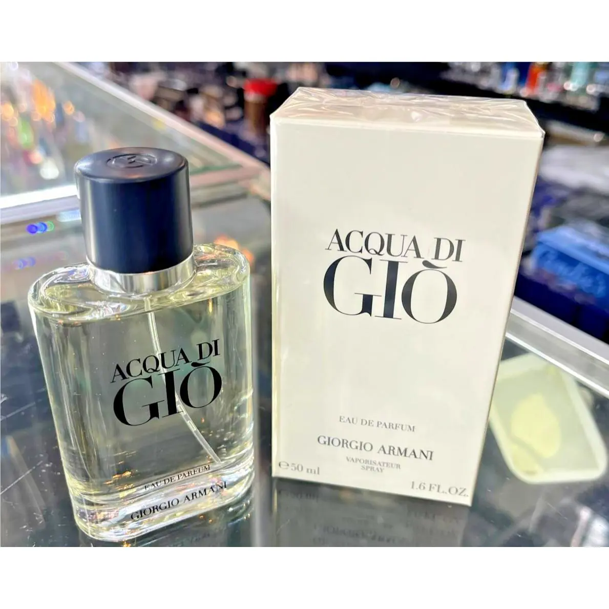Acqua Di Gio Eau de Parfum For Men Edp by Giorgio Armani 1.6 oz 50ml Box