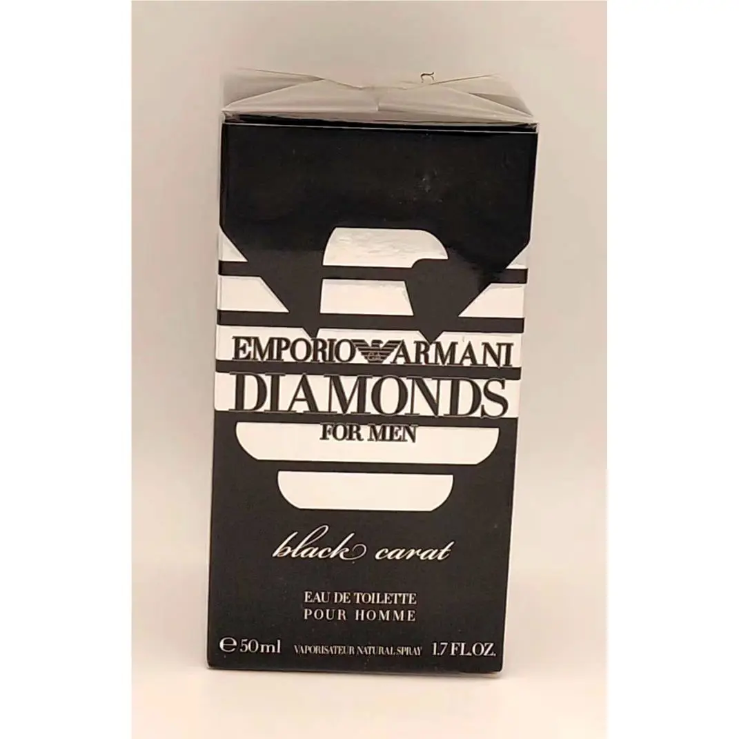 Emporio Diamonds Black Carat For Men Giorgio Armani Edt Spray 1.7 fl.oz/50 ml