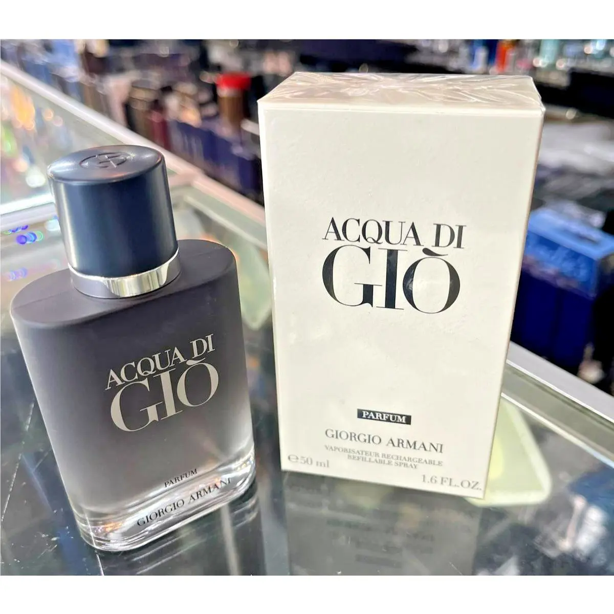 Acqua Di Gio Parfum For Men by Giorgio Armani 1.6oz 50ml Refillable Spray