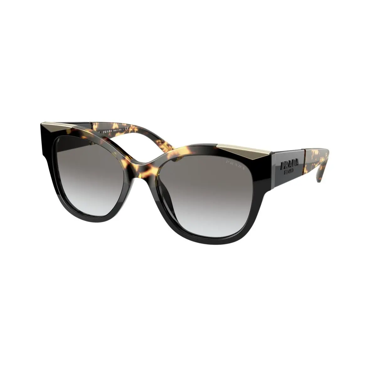 Prada 02WS Sunglasses 01M0A7 Black