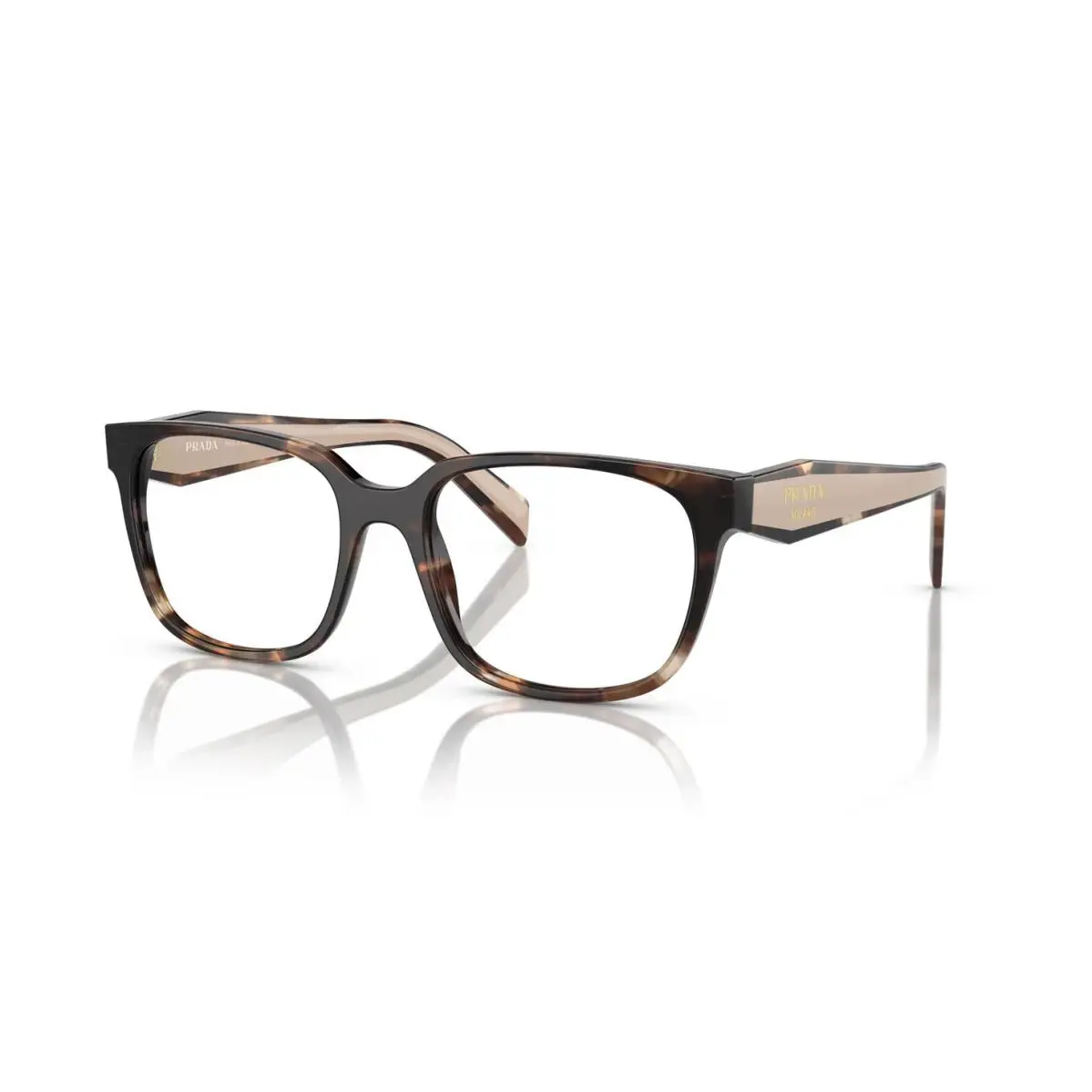 Prada PR 17ZV Havana Caramel 07R1O Eyeglasses