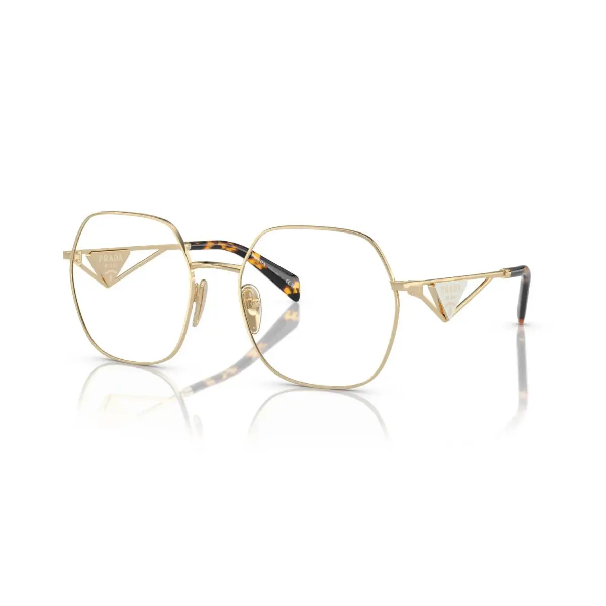 Prada PR 59ZV Gold 1511O1 Eyeglasses
