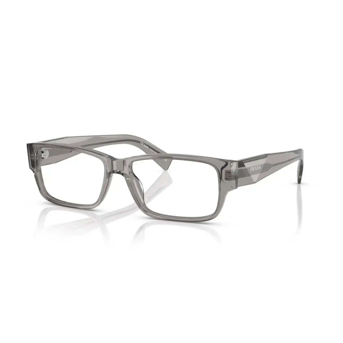 Prada PR B09V Grey Crystal 16Z1O1 Eyeglasses