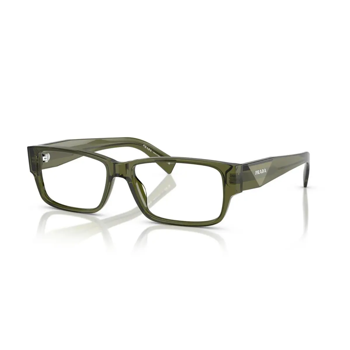 Prada PR B09V Green Crystal 25A1O1 Eyeglasses