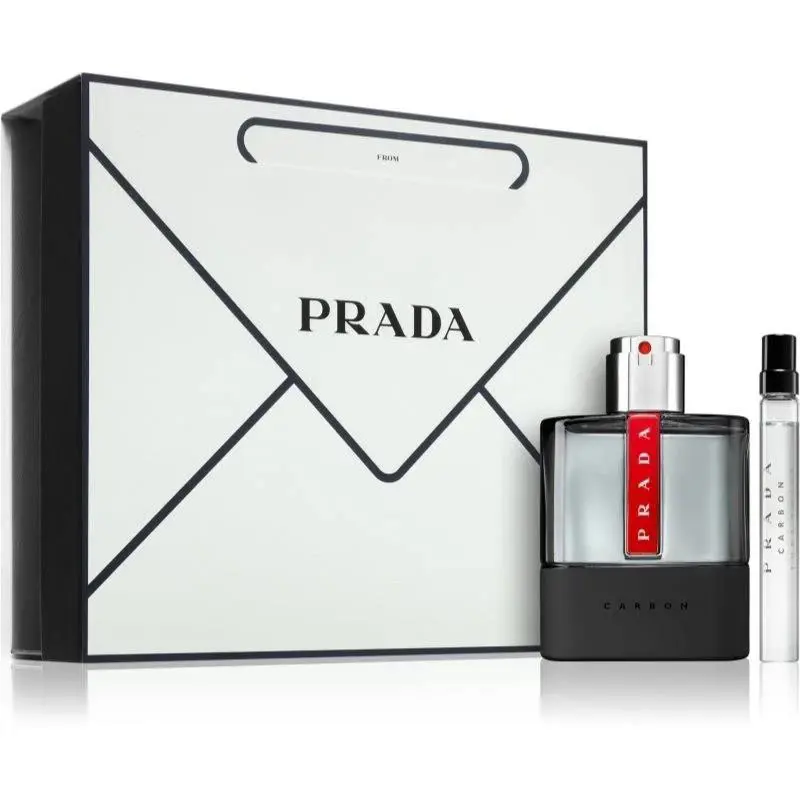 Men`s Prada Luna Rossa Carbon 2 Pcs 3.4 oz Gift Set