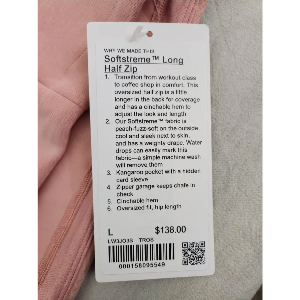 Lululemon clothing - Tea Rose 2