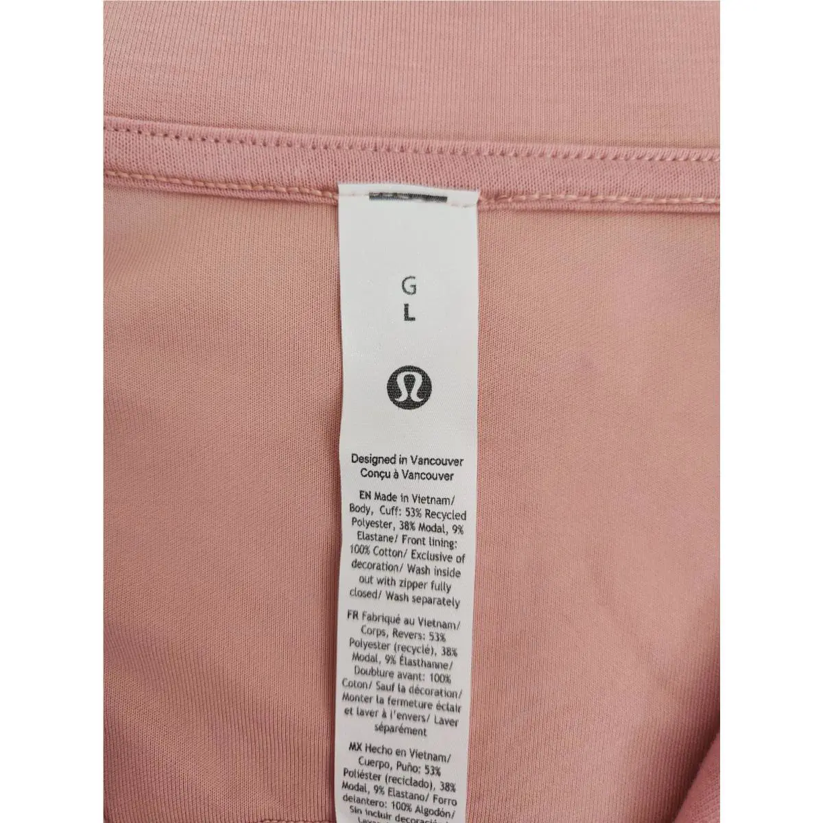 Lululemon clothing - Tea Rose 3