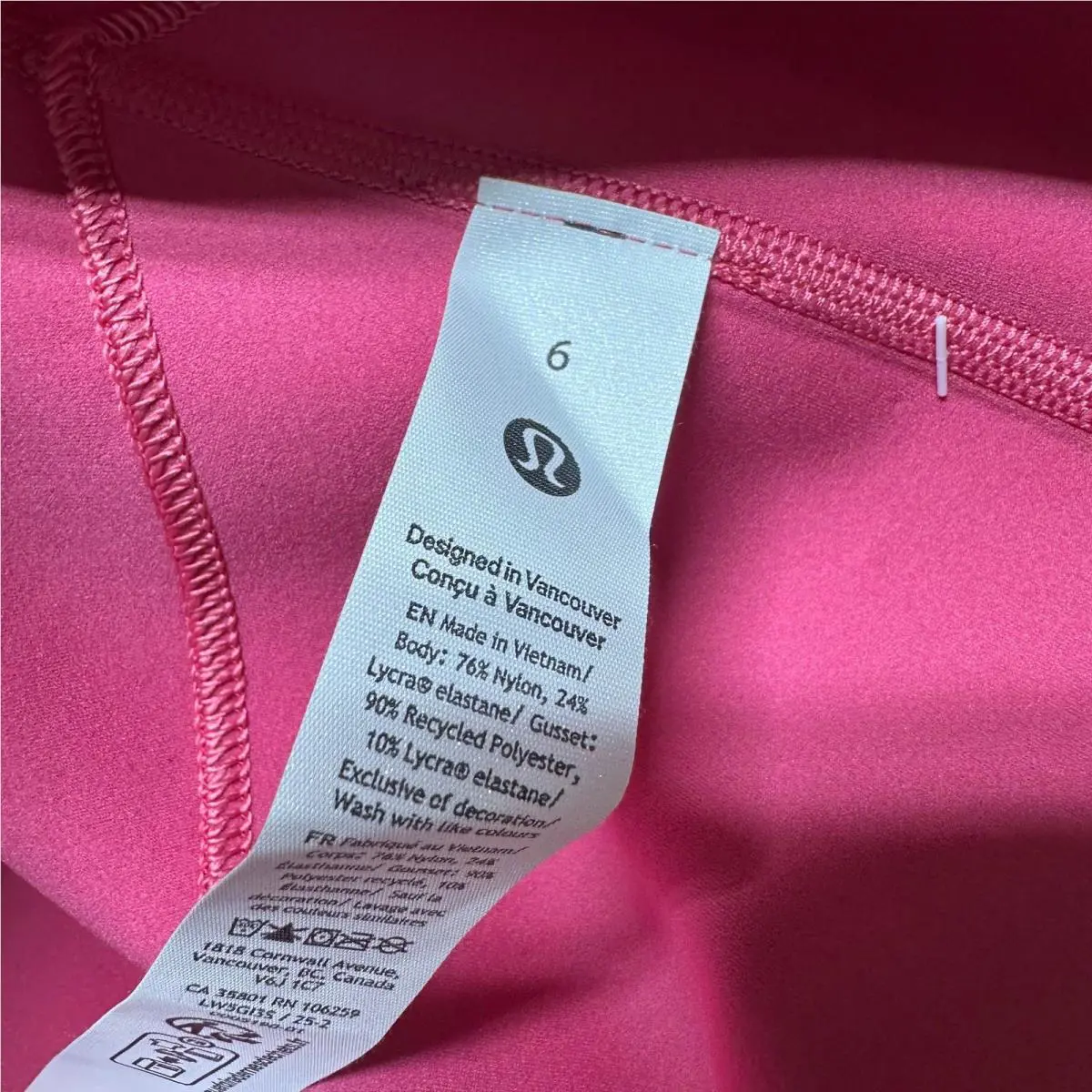 Lululemon clothing - Pink 3