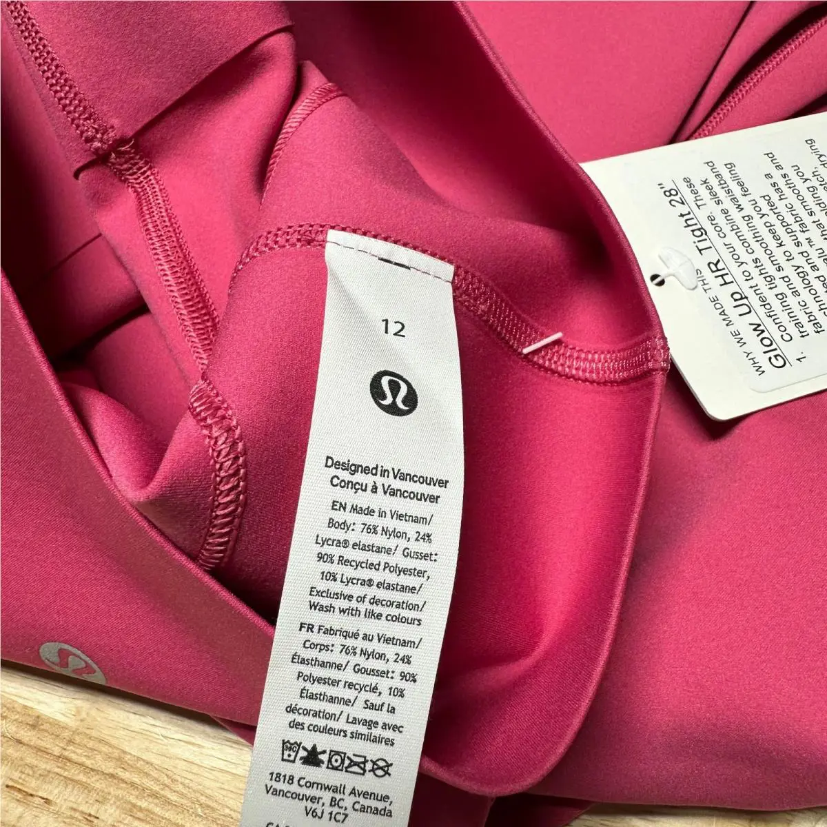 Lululemon clothing - Pink 3