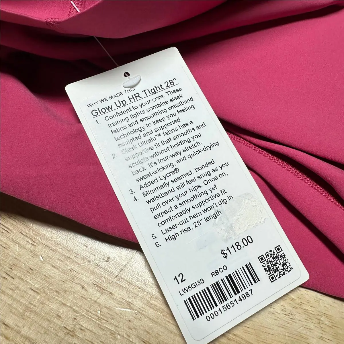 Lululemon clothing - Pink 4