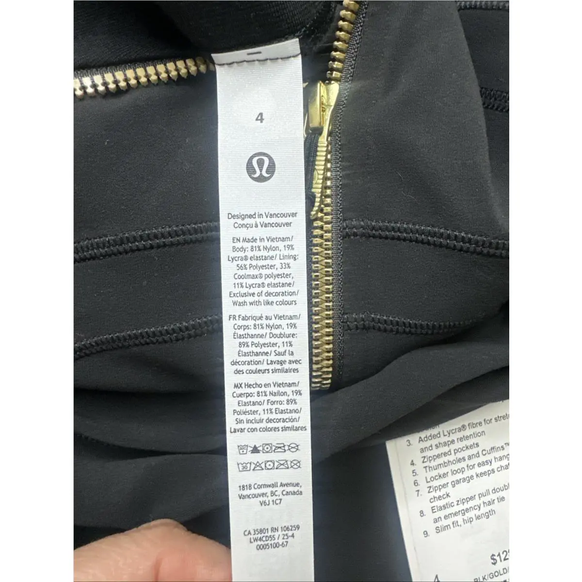 Lululemon clothing - Black 7