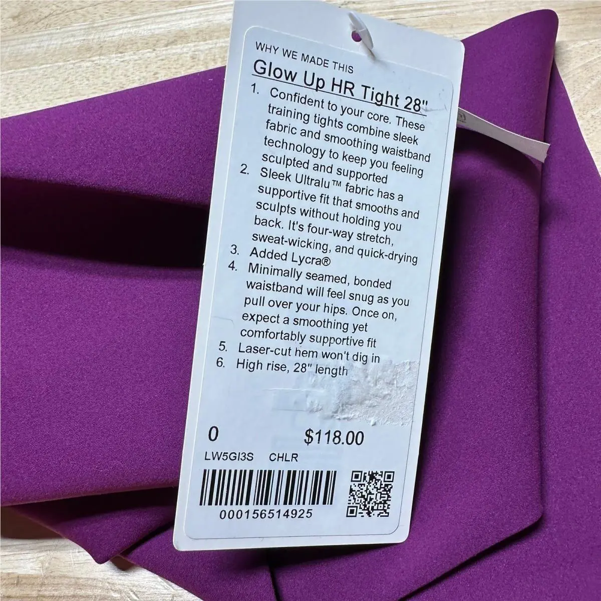 Lululemon clothing - Purple 5