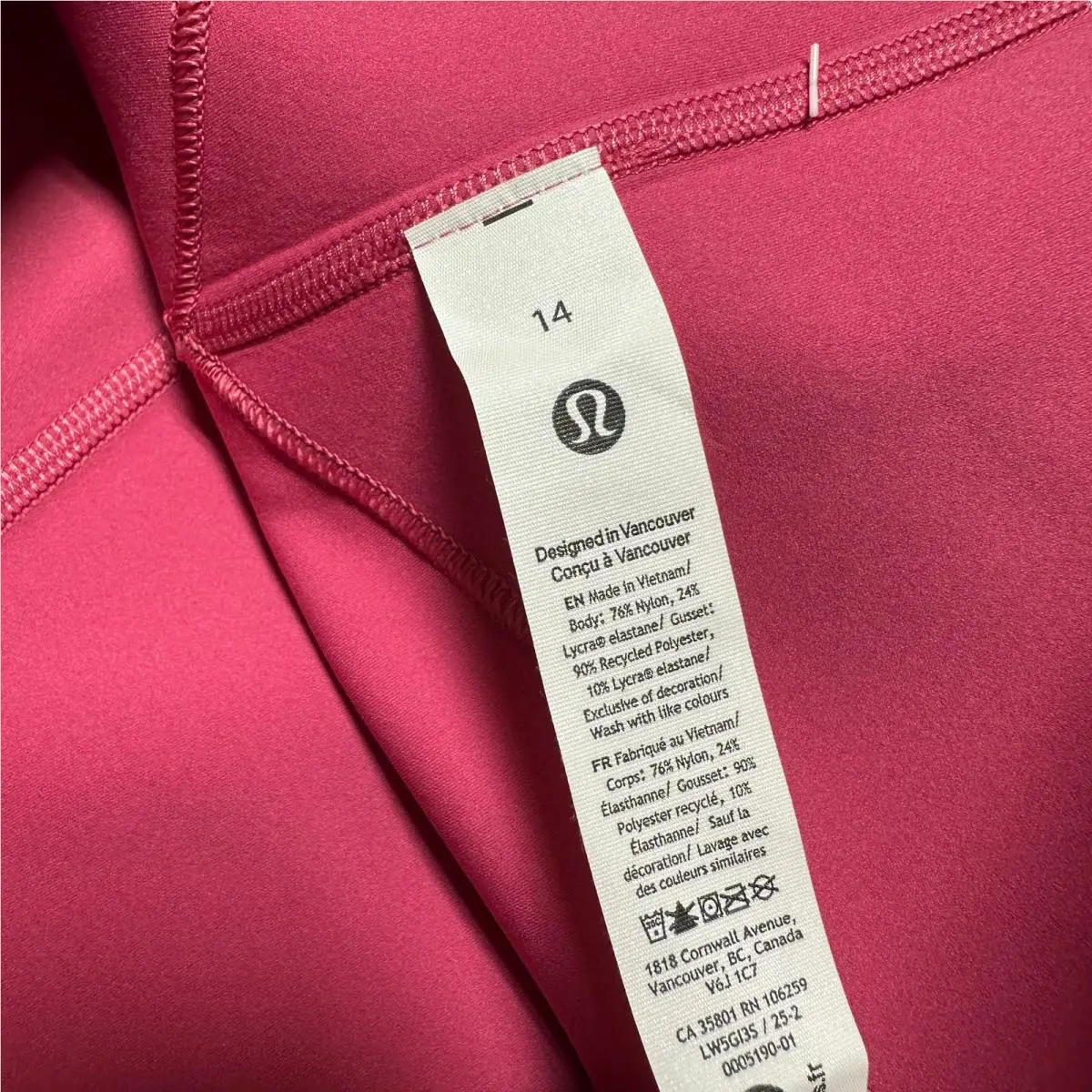 Lululemon clothing - Pink 4