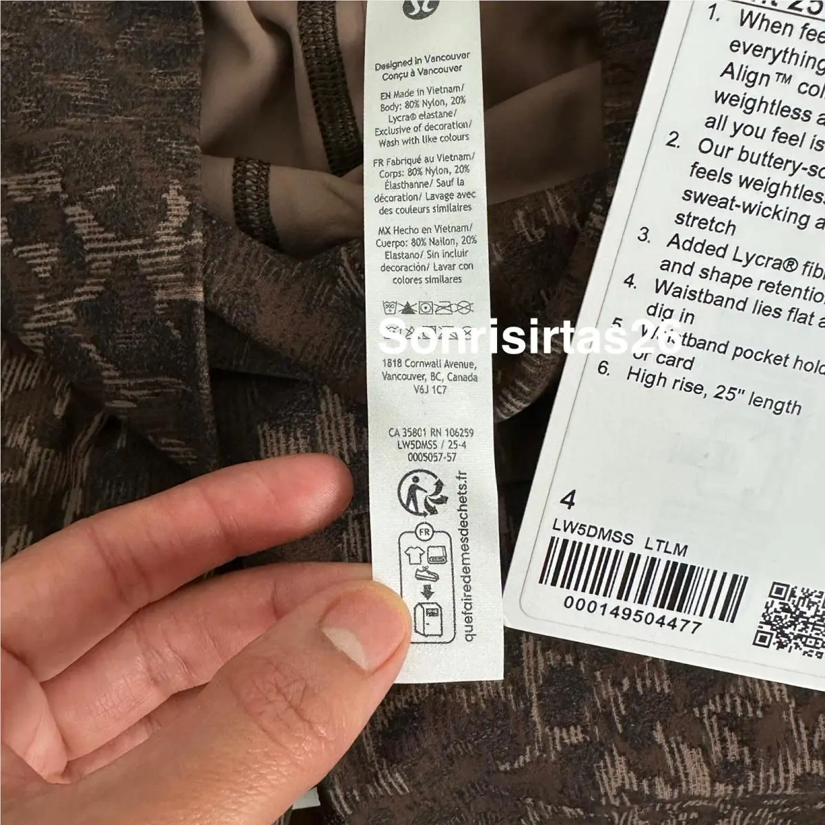 Lululemon clothing - Brown 8