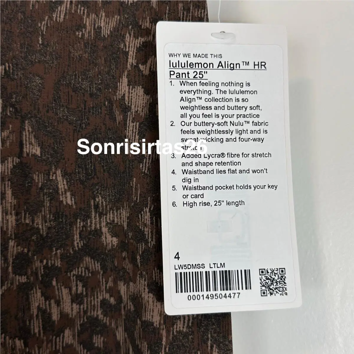 Lululemon clothing - Brown 2