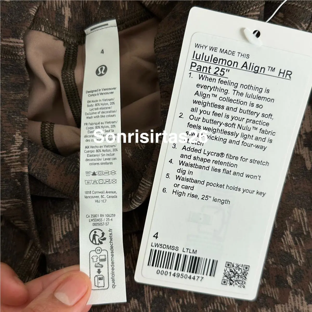 Lululemon clothing - Brown 7