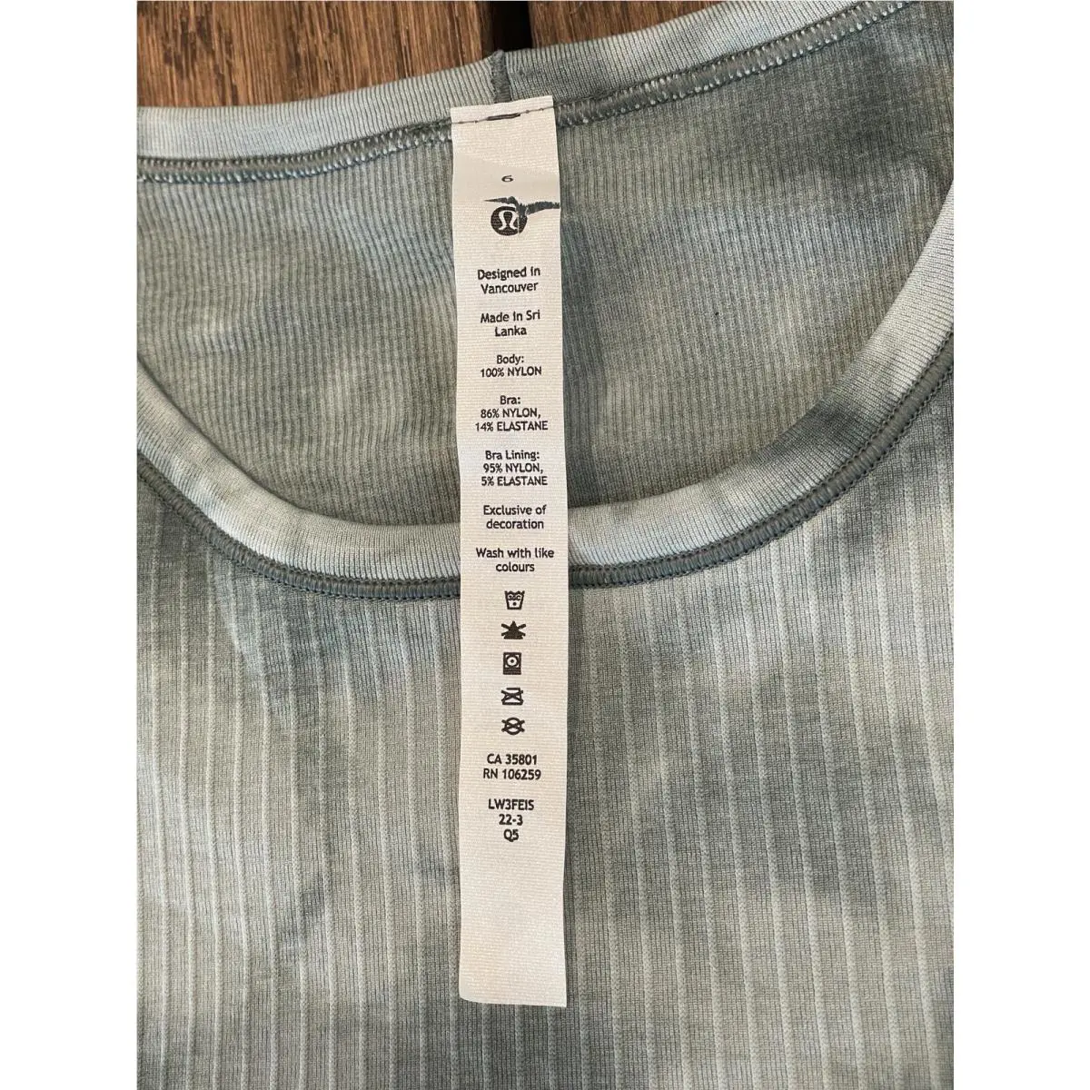 Lululemon clothing - Tidewater Teal 3
