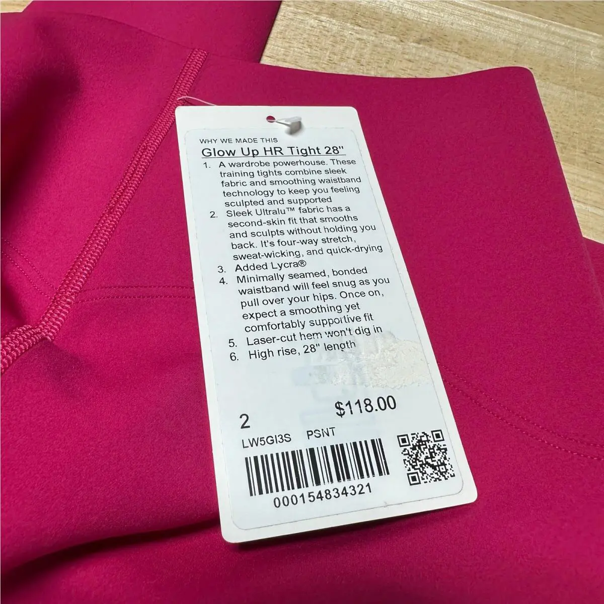 Lululemon clothing - Pink 6