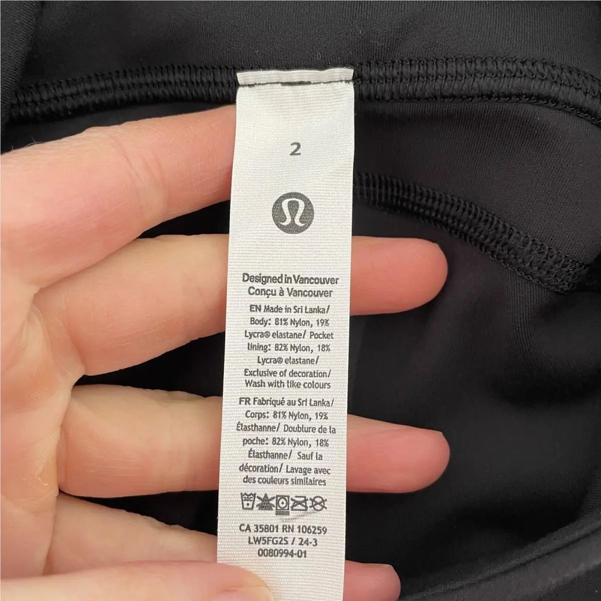 Lululemon clothing - Black 3