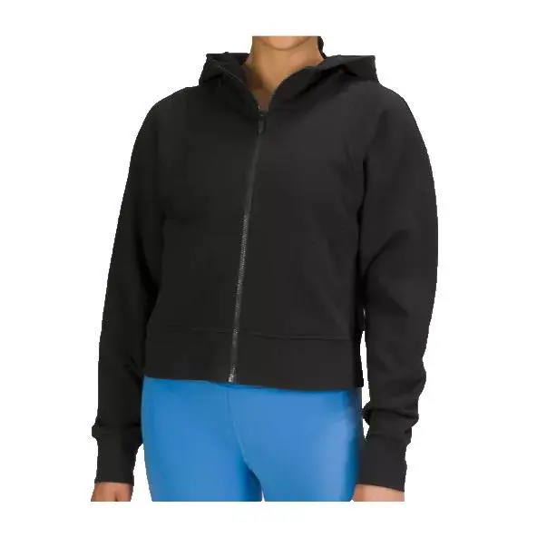 Women`s Lululemon Full Zip Hoodie - Black - Size 8